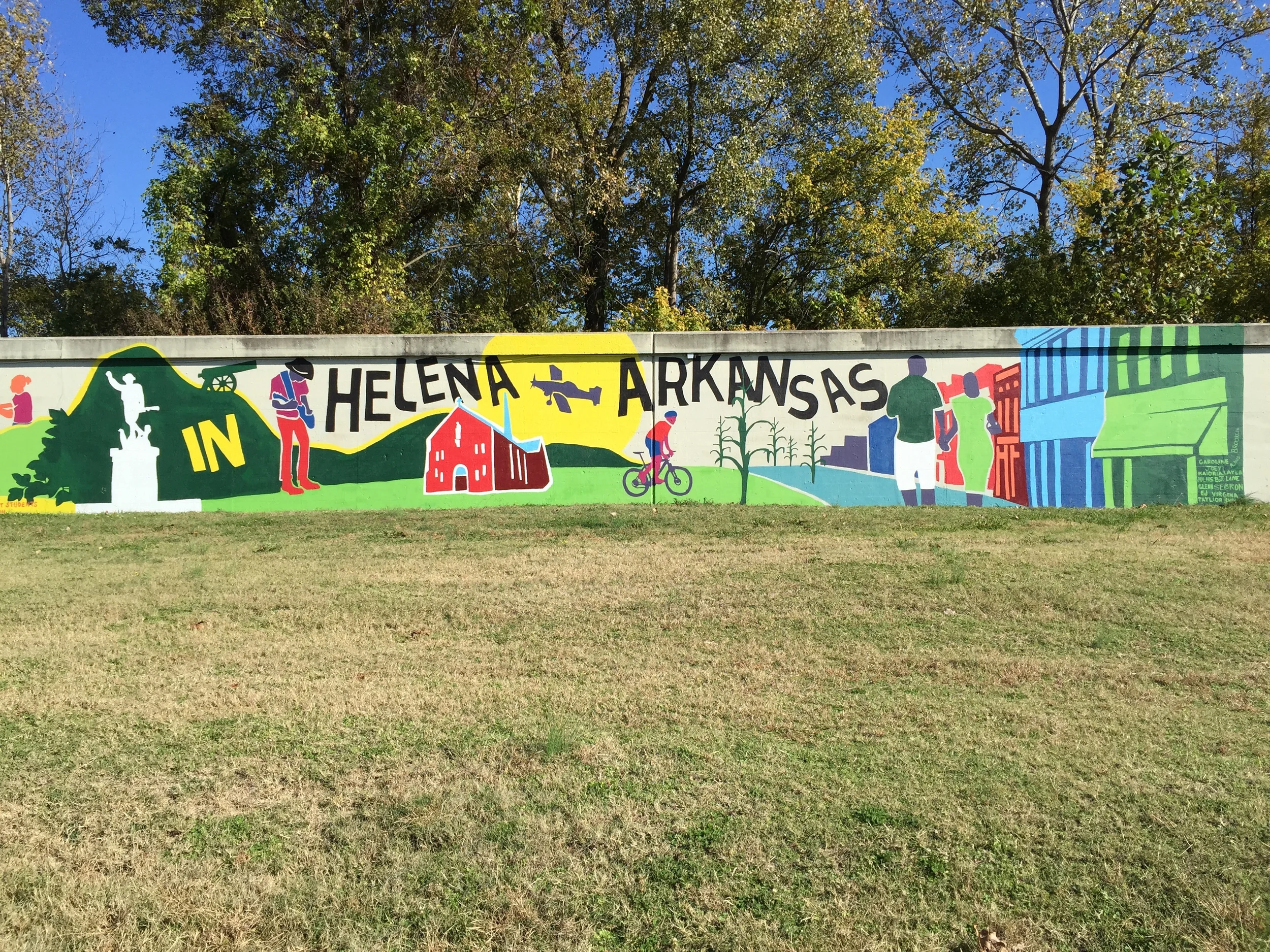 In Helena Arkansas Mural