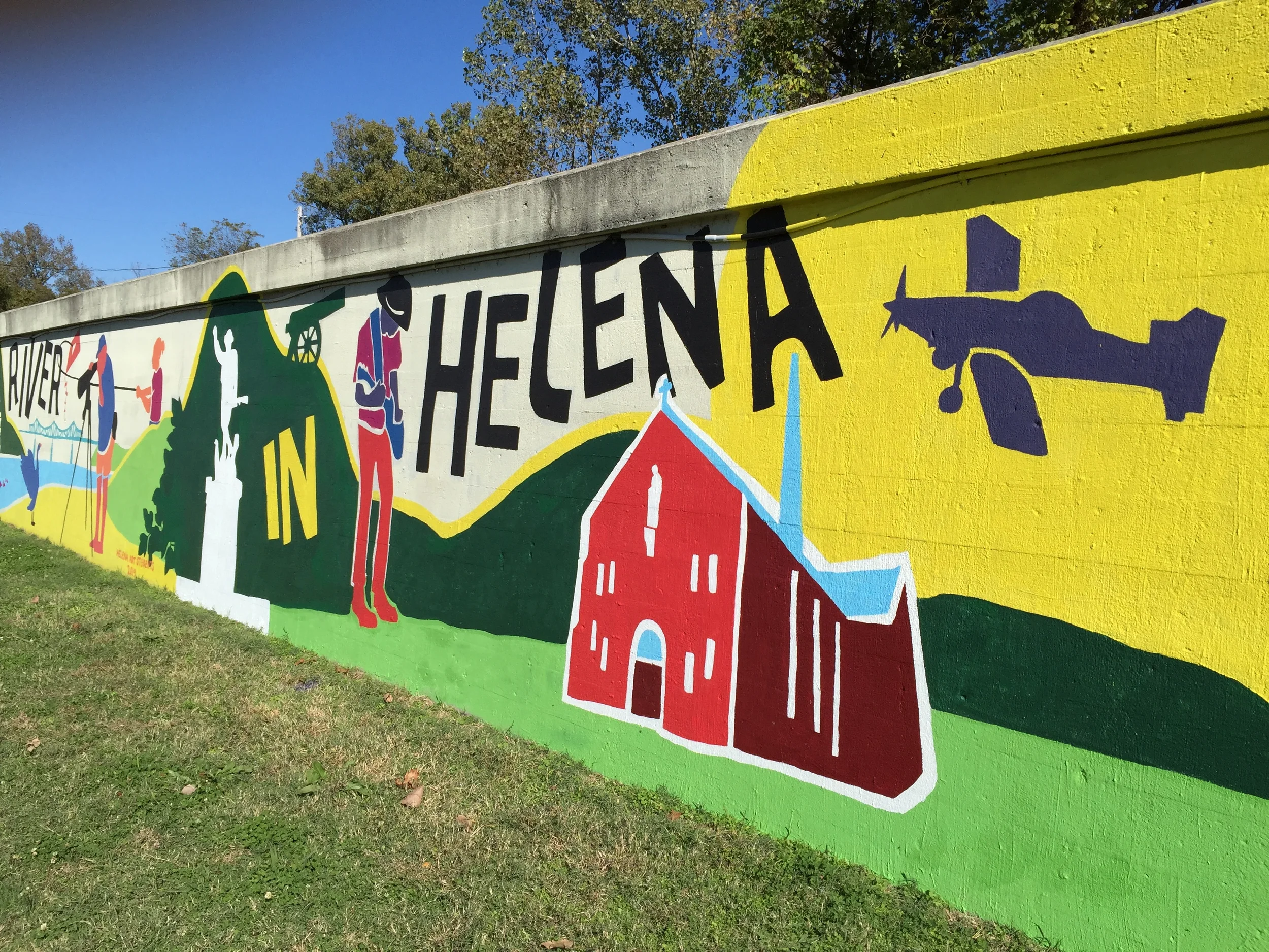 In Helena Arkansas Mural