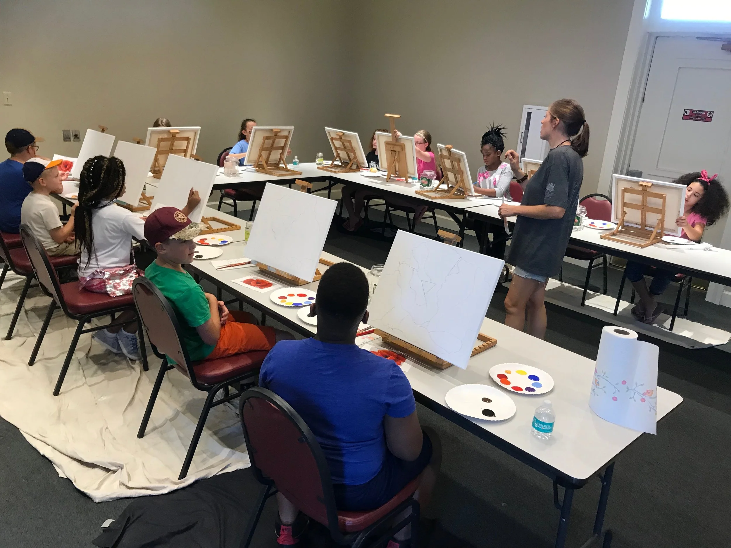 Georgia O'Keeffe Painting Class