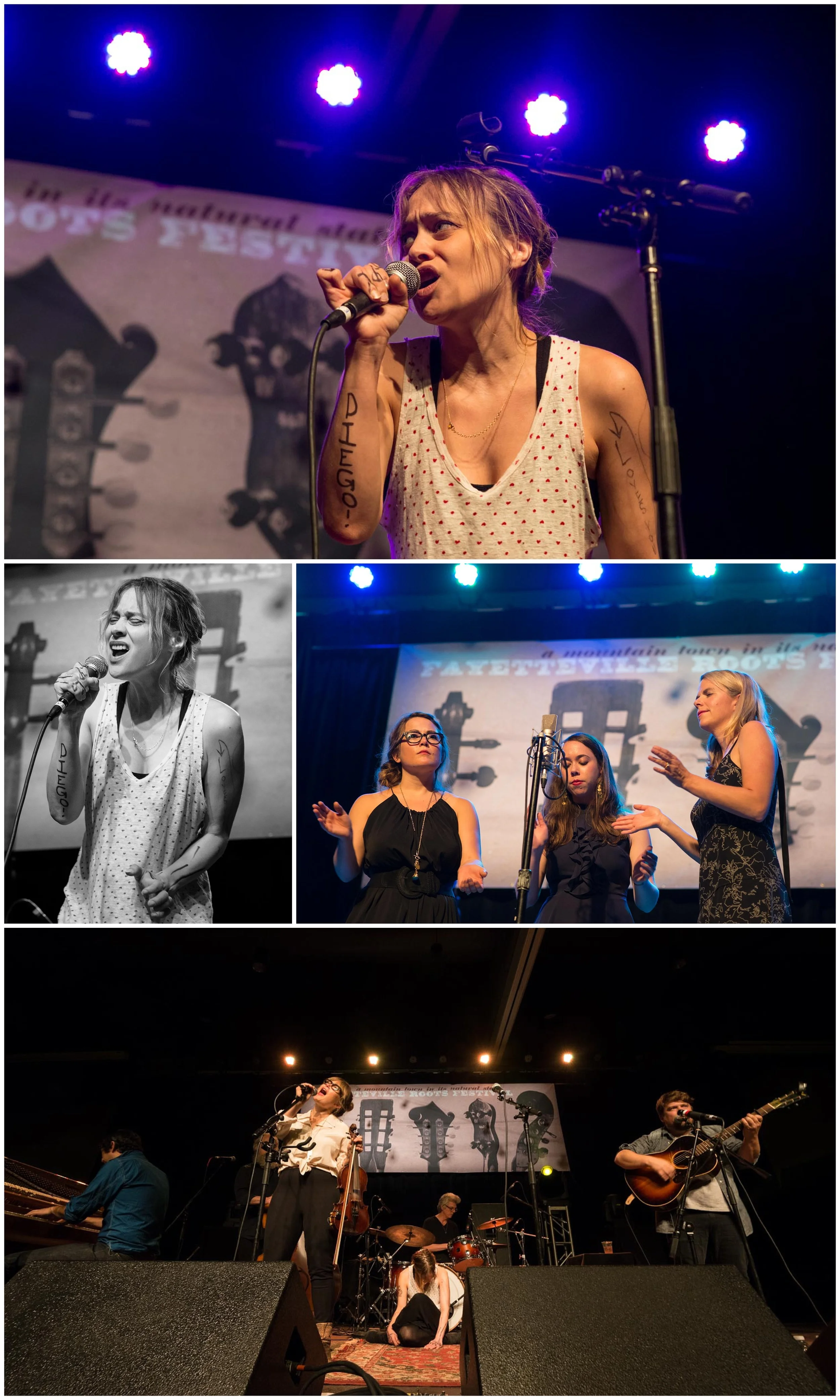 10 years ago I got to see Fiona Apple play with Damien Rice at the Santa Barbara Bowl in California. I never thought in a million years I'd get the chance to photograph one of her sets. Seeing her with The Watson Family Hour was indescribable.