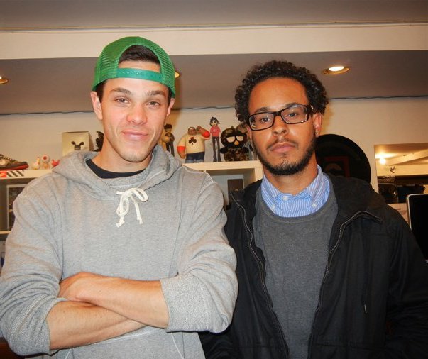 Levi and Alex circa 2012 at Reed Space