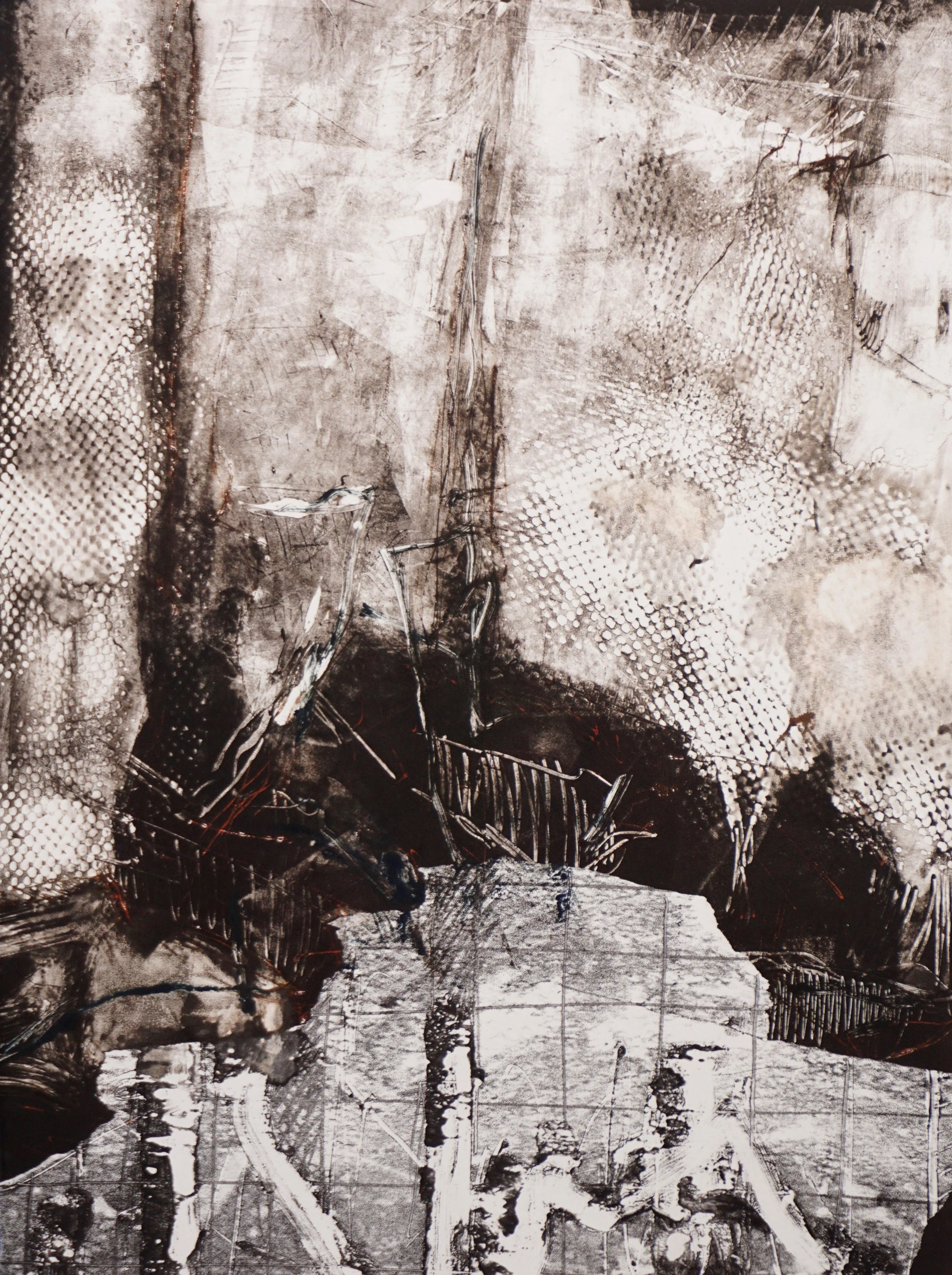 Untitled Monoprint 30” x 22”