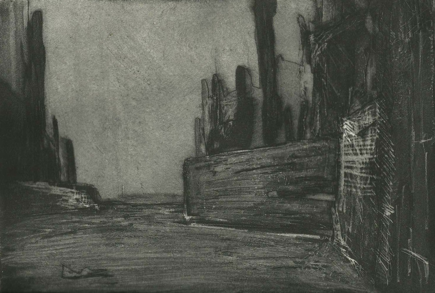 Nocturne Wall Intaglio 7” x 10”