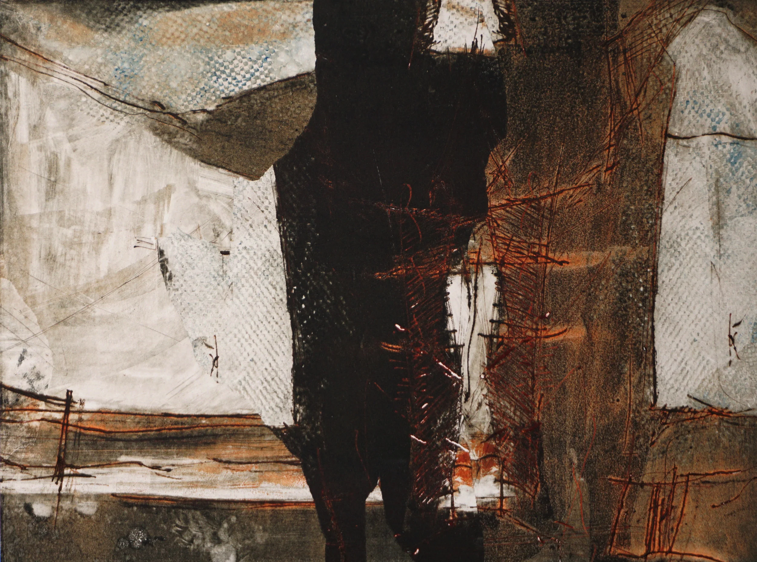 Untitled Monoprint 22’ x 30”