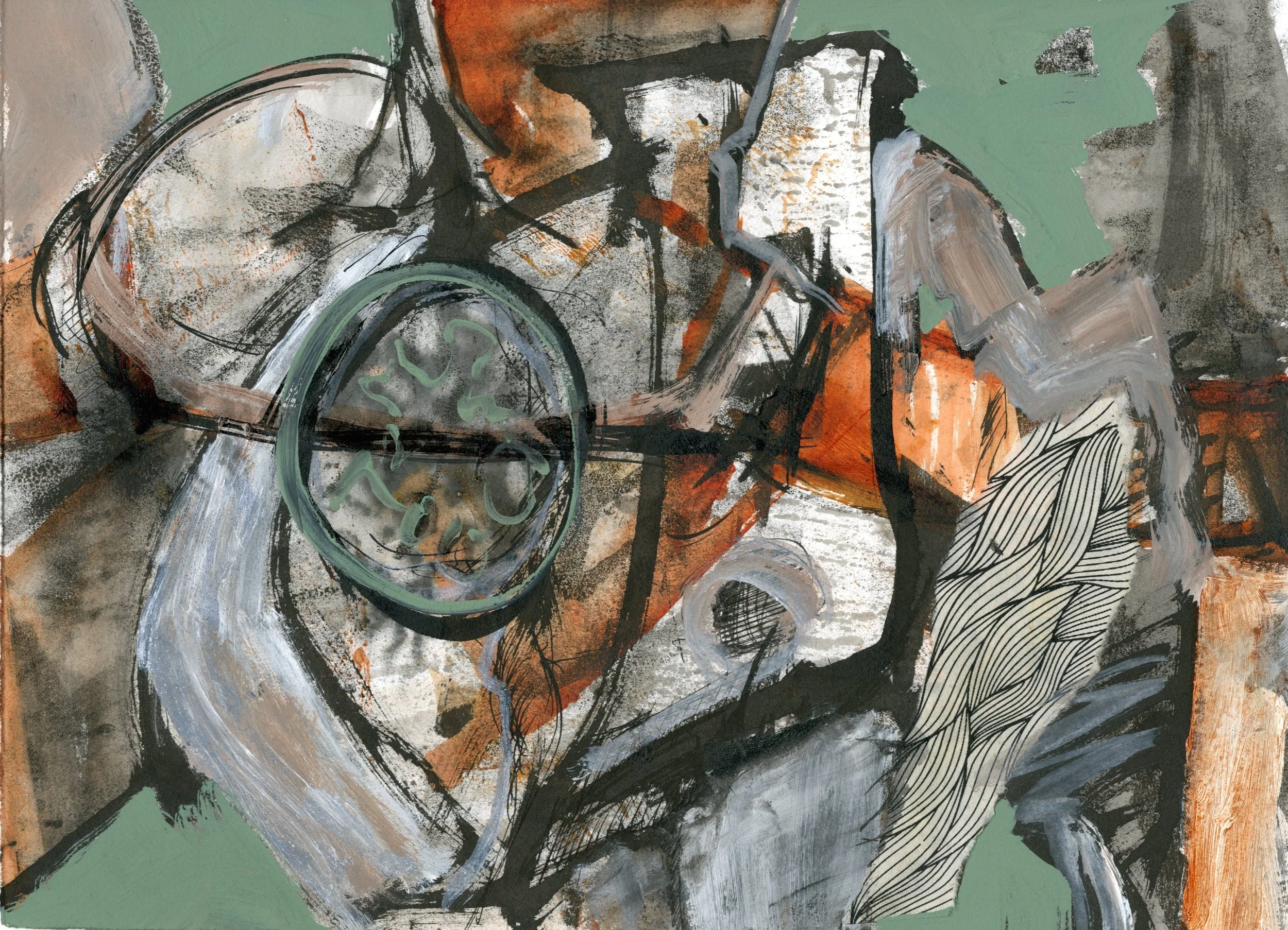 Untitled Mixed Media 11” x 15”