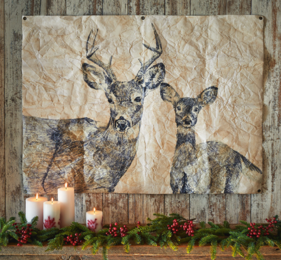 Deer and Fawn Wall Art