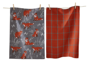Fox and Sprig Dishtowel Set