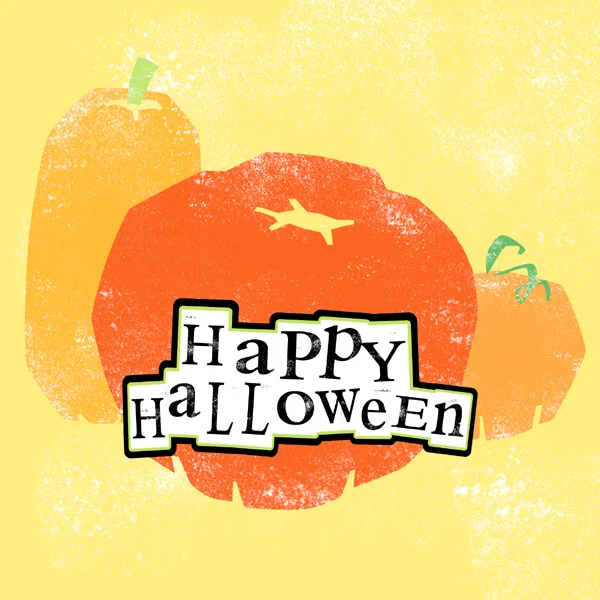 Halloween - Textural Pumpkin