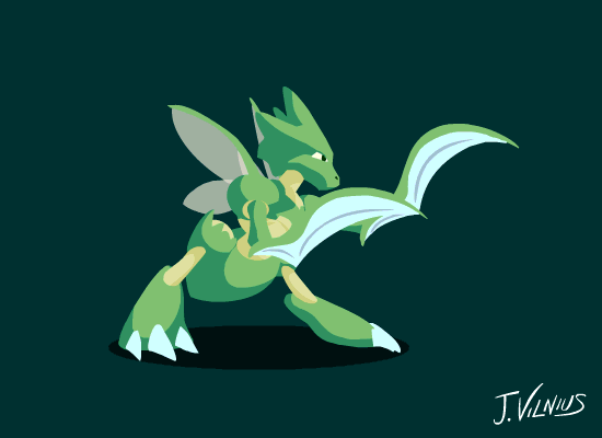 Scyther animation