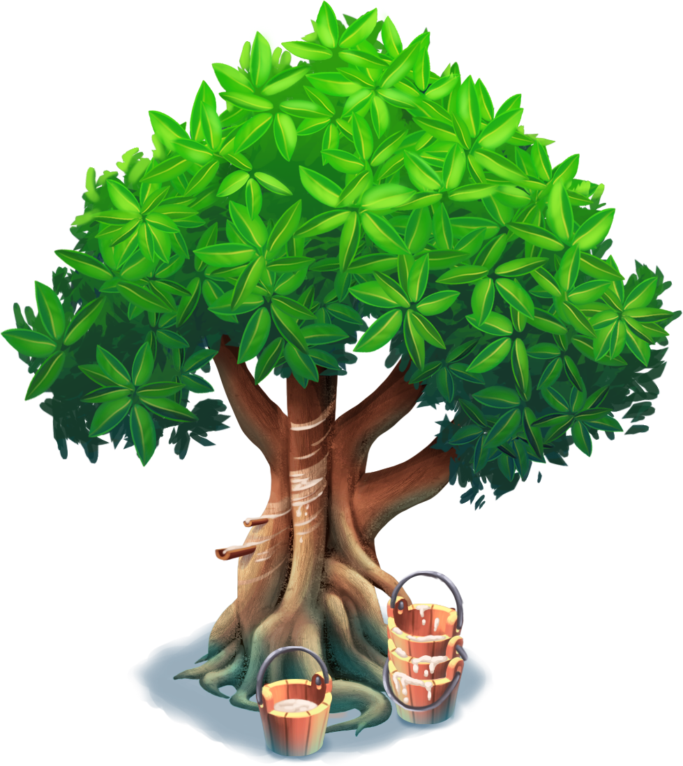 Rubber Tree - PirateVille (cancelled game)