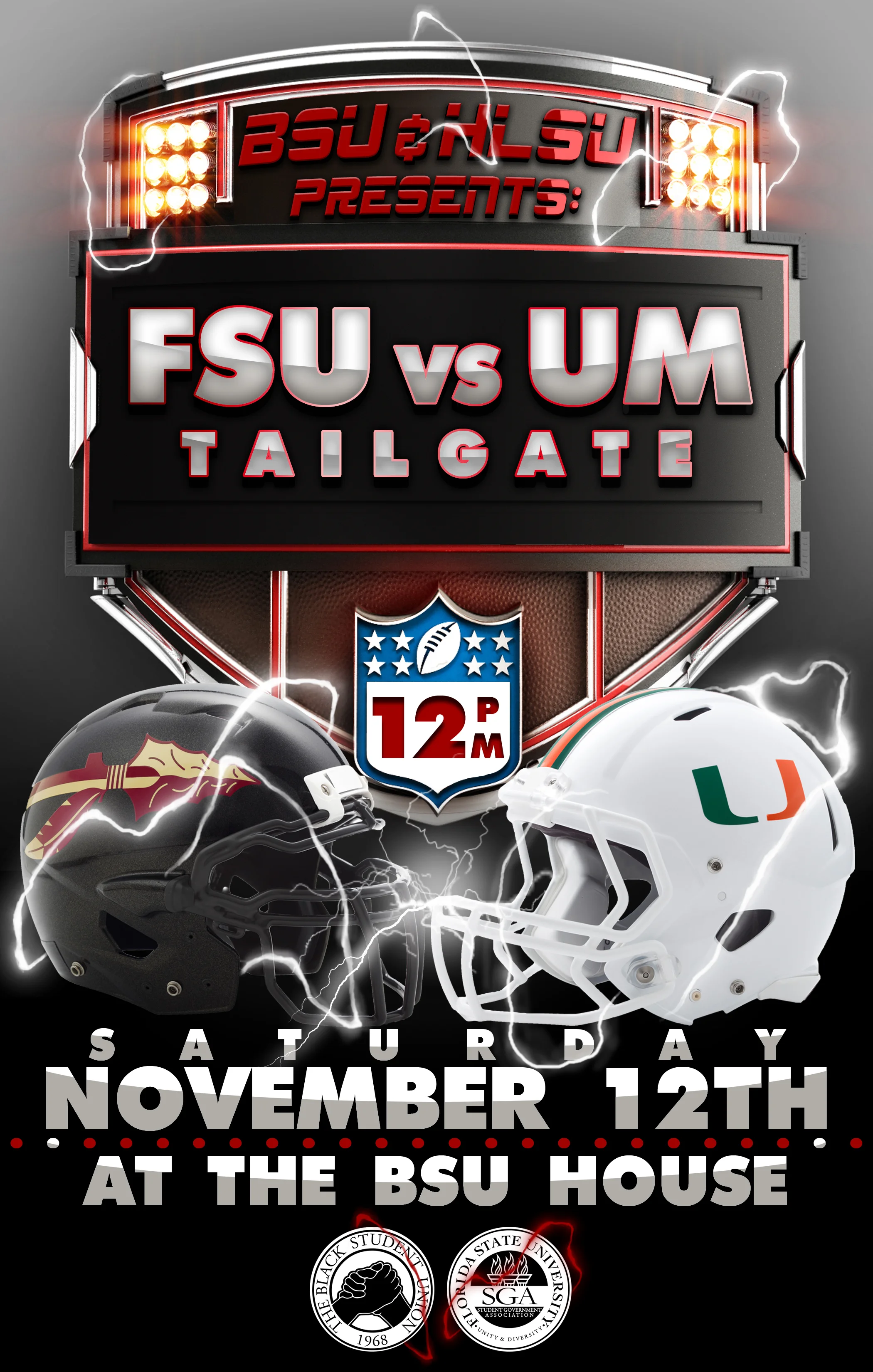 FSU VS UM TAILGATE