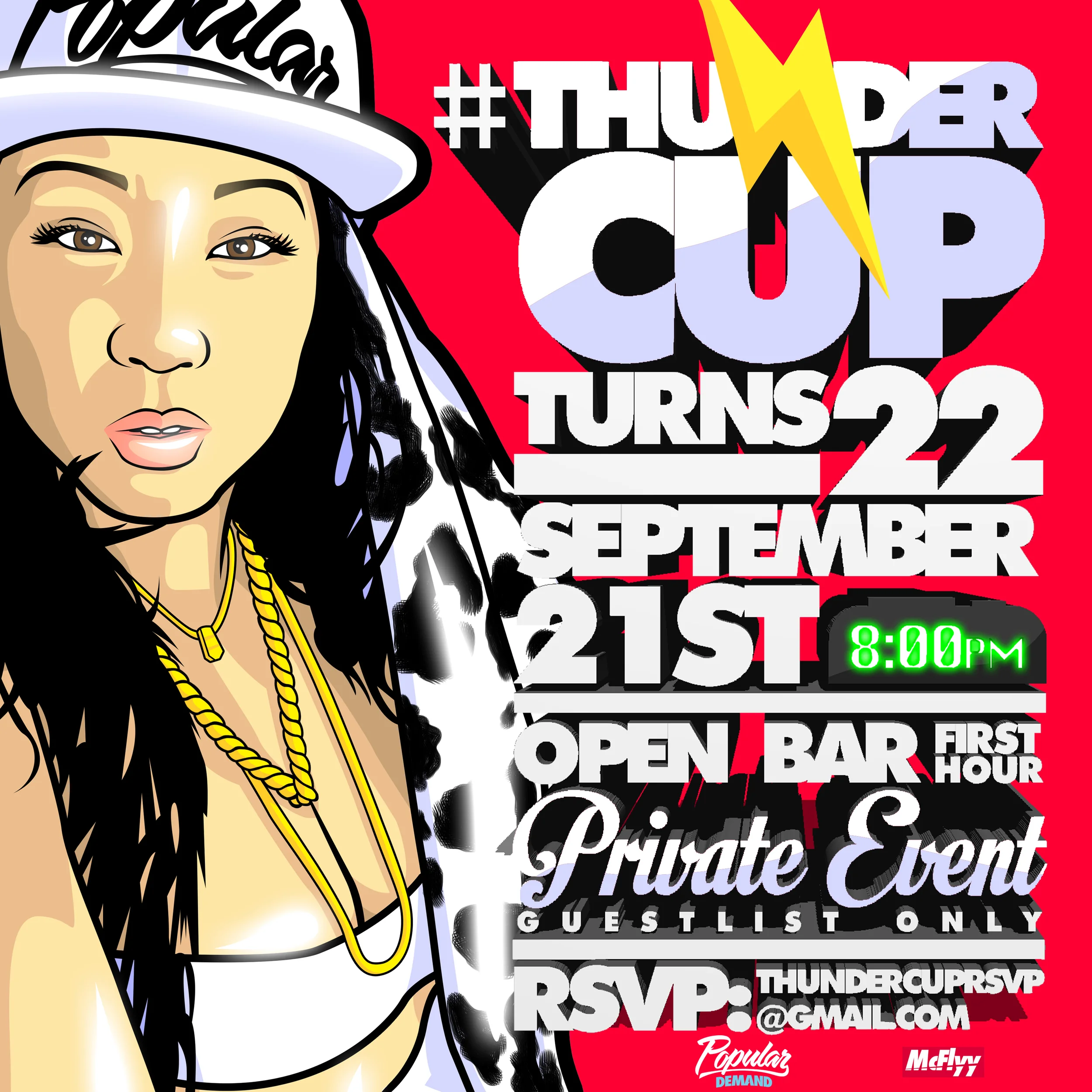 THUNDERCUP'S 22 B-DAY PARTY