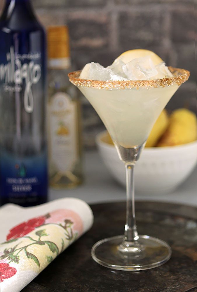 Pinterest If you want a little more kick in your drink this one is for you! This tasty cocktail is comprised of tequila, pear brandy, lime juice, and simple syrup. Served frozen or on the rocks!