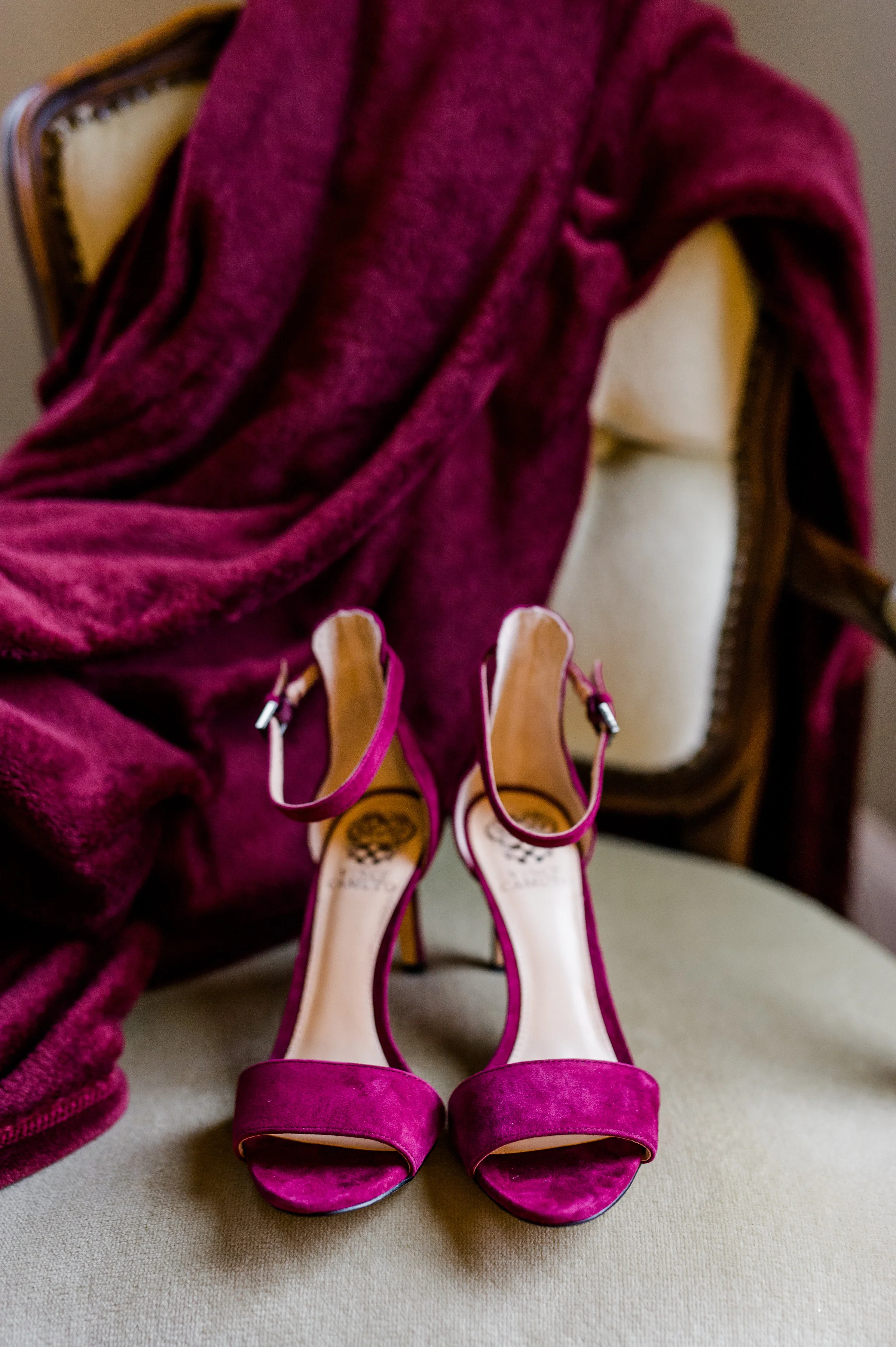 Shoes are fun and can add a little 'pop' of color! 