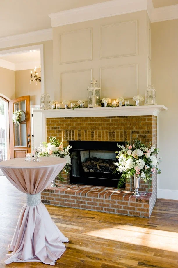 Mantle in the Main House Photo by Caroline Lima
