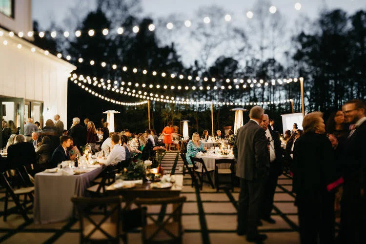 Dinner on the Terrace in April Photo by Live Light Photography