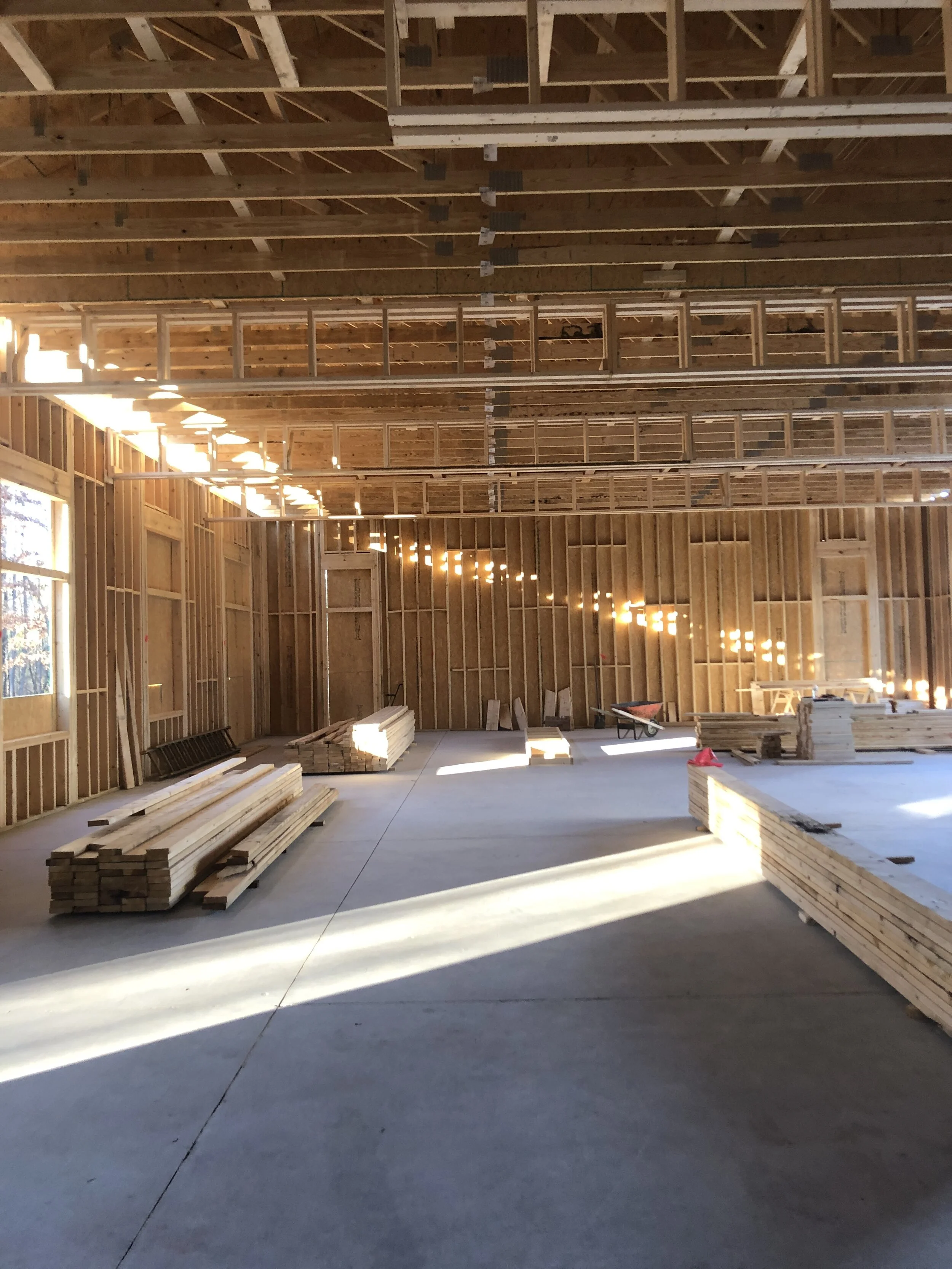 Facing the opposite way