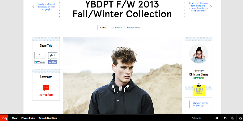 YBDPT FW 2013 collection http://inqmind.co/2013/01/ybdpt-fw-2013-fallwinter-collection/