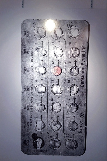 "Interruption" (2007), Lindsay Mattick & Amanda Alvaro "The catalyst for our story is an 'interruption': a defining moment when a pattern is broken, giving way to a new approach, style and voice ... To capture the 'birth' of Narrative we chose a particularly female icon - the birth control pill... We explored the notion that skipping a pill - physically breaking from routine - could have consequences that would unfold to be permanent, significant and powerful. Our intention was to communicate that sometimes, to change the game, it just takes one."