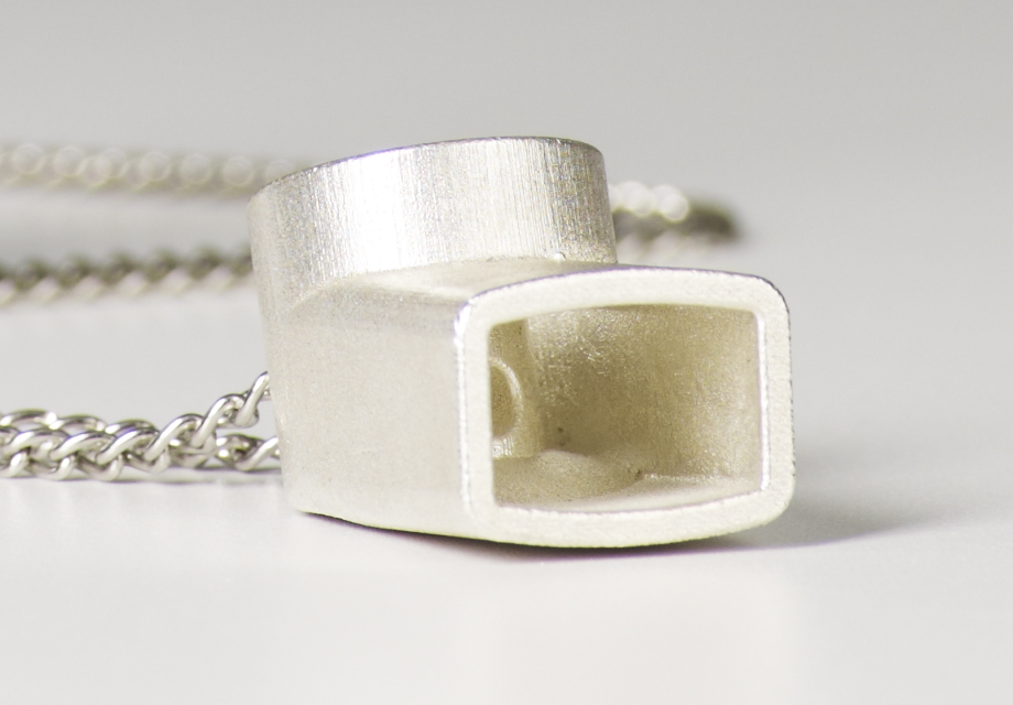  3D printed sterling silver&nbsp;ventolin inhaler 