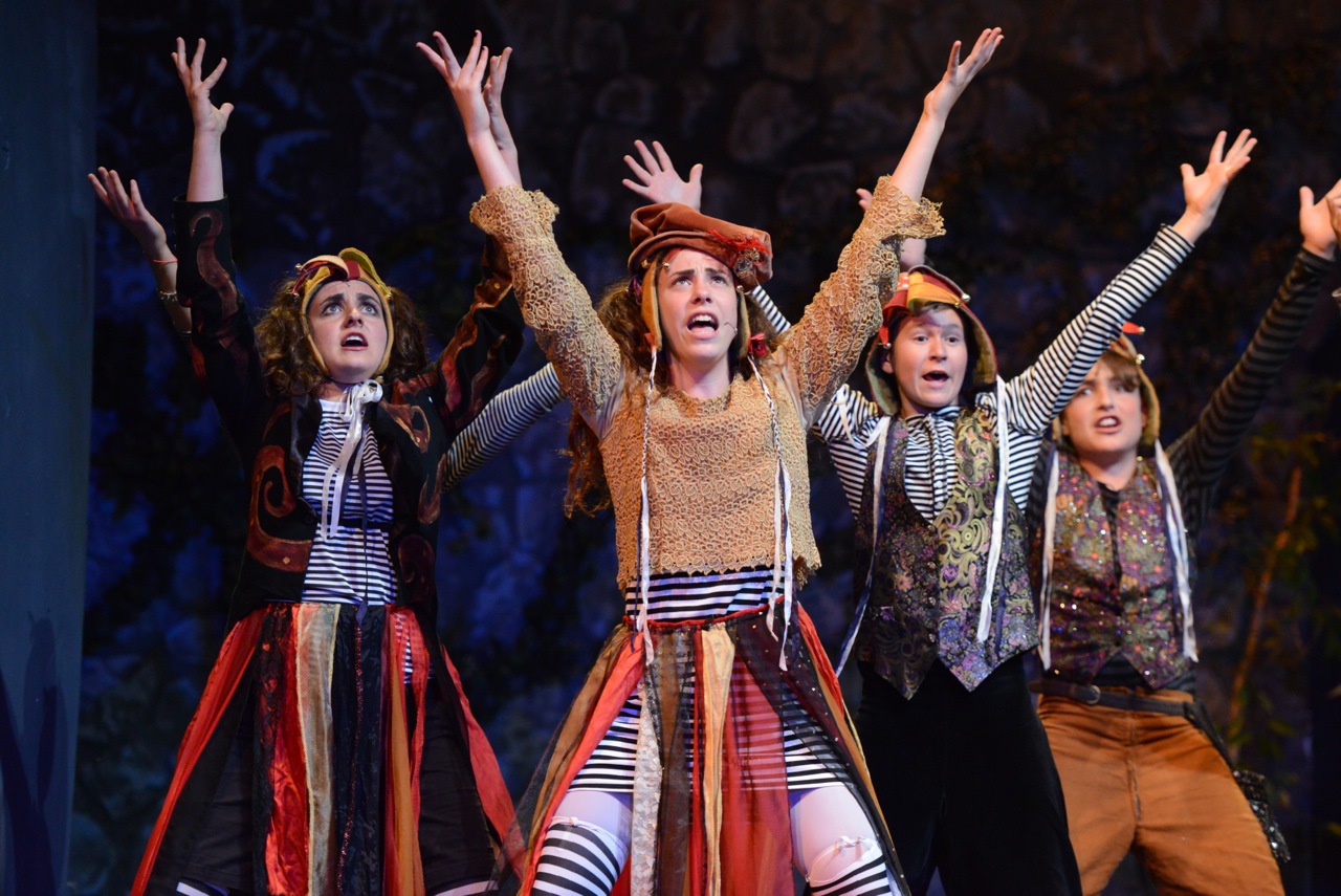 SPAMALOT at Santa Barbara High School, Spring 2013. Photo Courtesy of Kristi Sestak