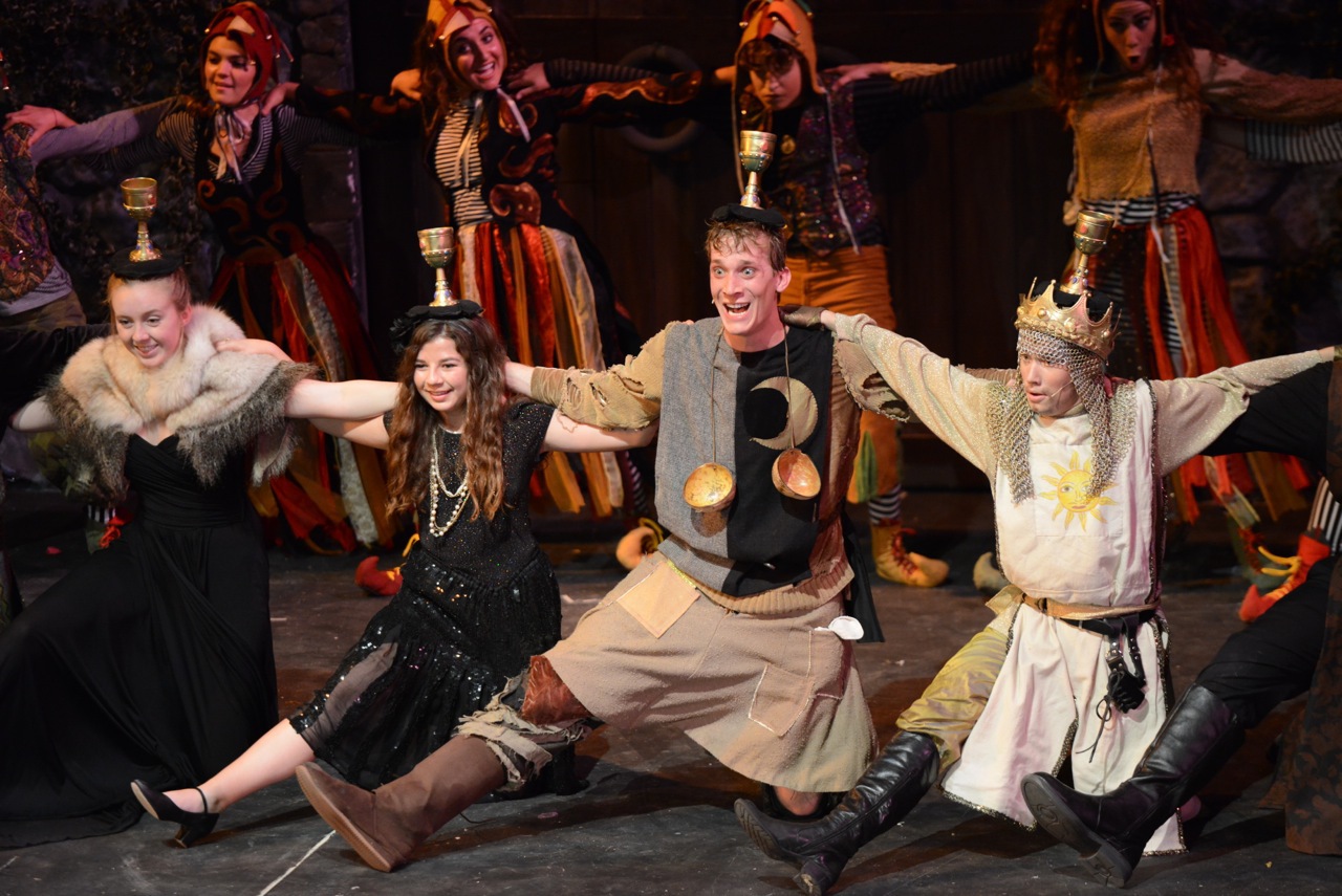 SPAMALOT at Santa Barbara High School, Spring 2013. Photo Courtesy of Kristi Sestak