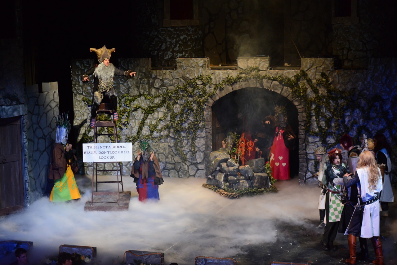 SPAMALOT at Santa Barbara High School, Spring 2013. Photo Courtesy of Kristi Sestak