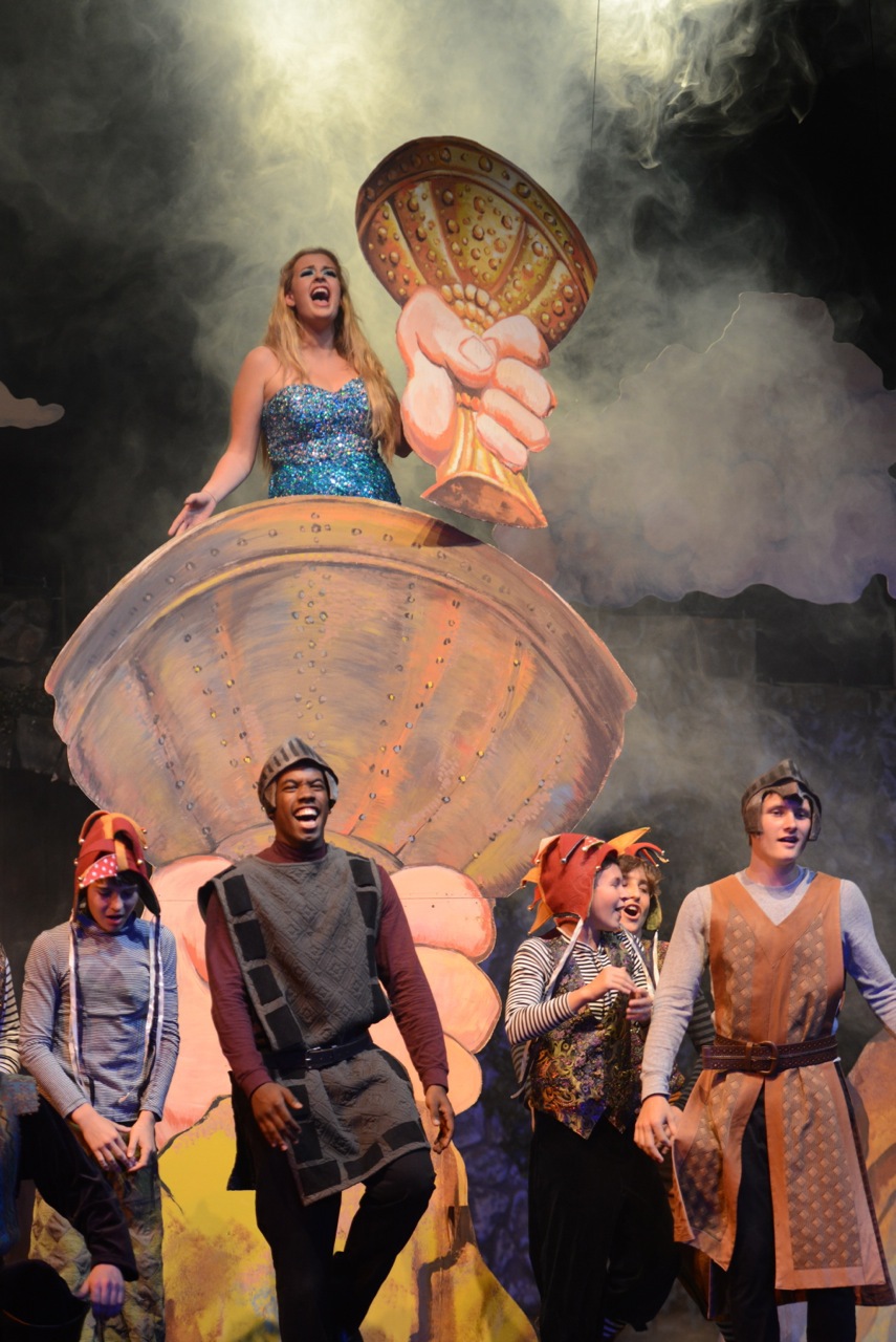 SPAMALOT at Santa Barbara High School Theatre, Spring 2013. Photo Courtesy of Kristi Sestak