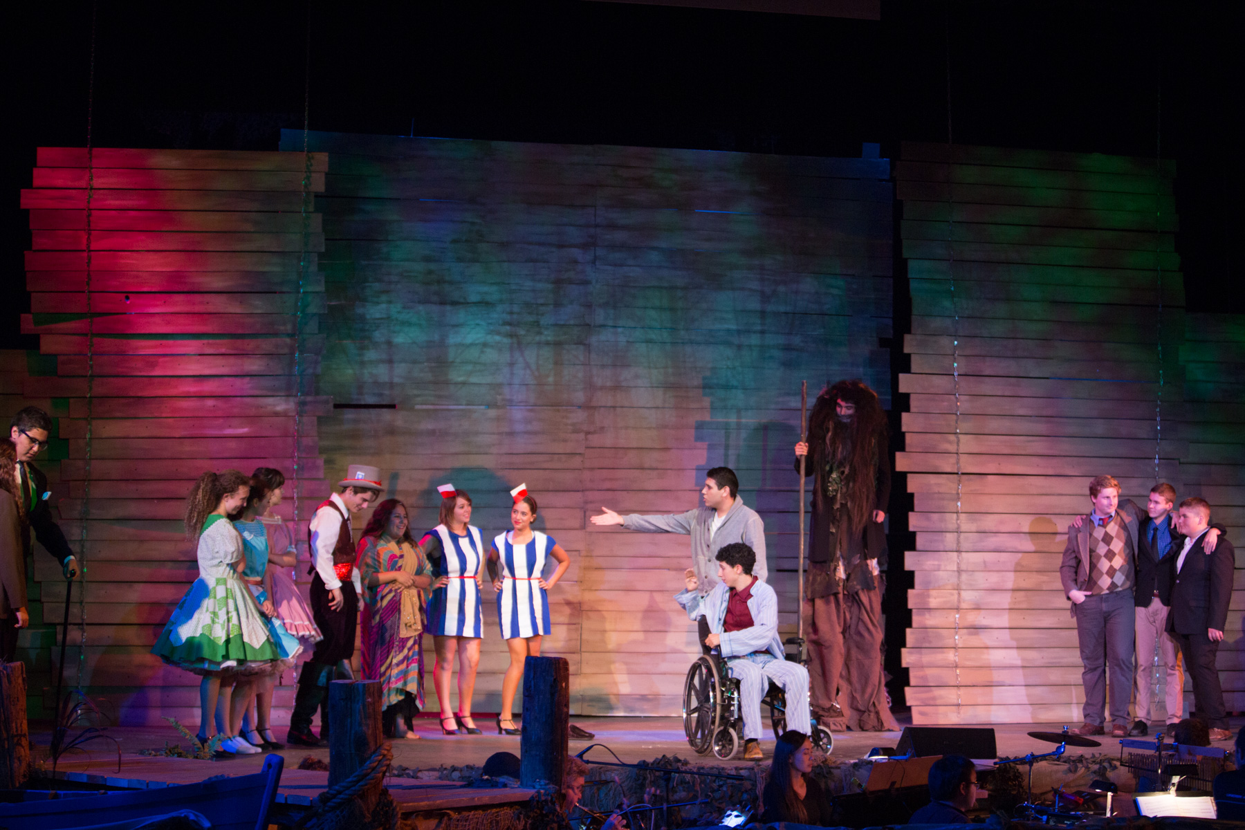 Big Fish: The Musical at Santa Barbara High School Theatre, Fall 2014. Photo: © Isaac Hernandez/PhotographybyIsaac.com