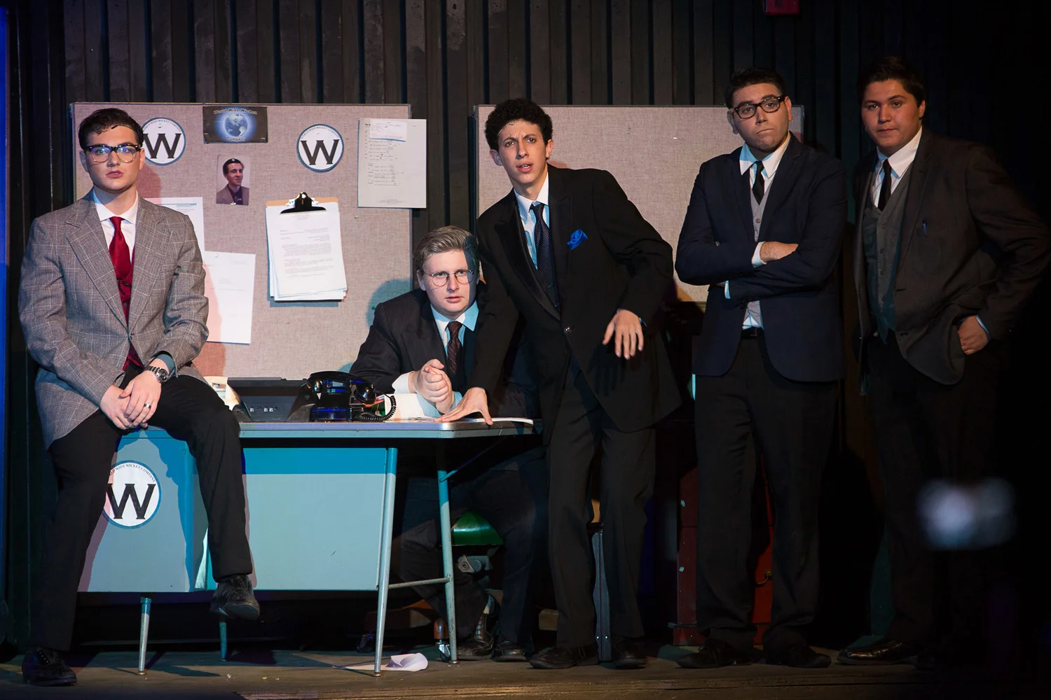 How to Succeed in Business Without Really Trying at Santa Barbara High School Theatre, Spring 2014. Photo by Isaac Hernandez. 