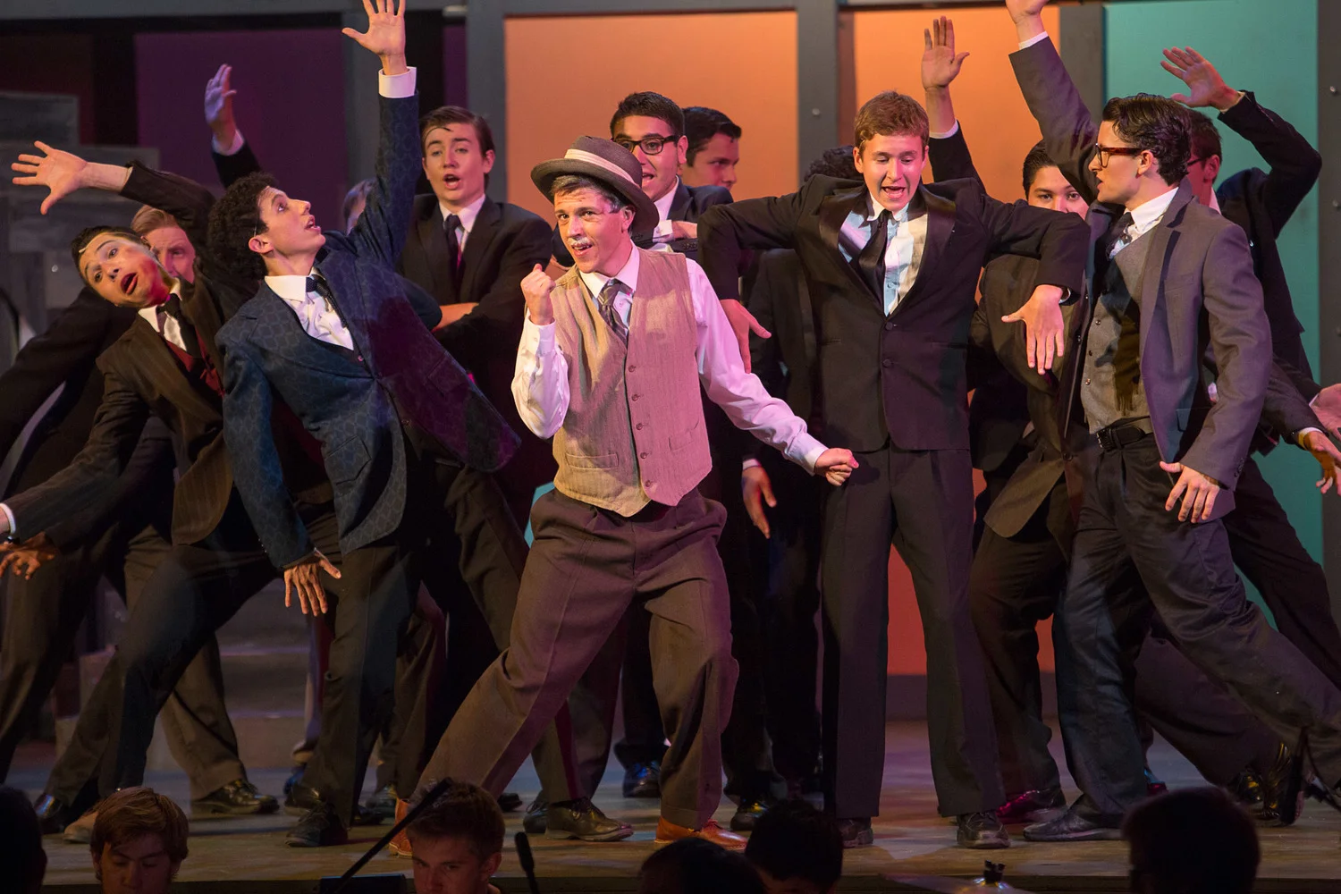 How to Succeed in Business Without Really Trying at Santa Barbara High School Theatre, Spring 2014. Photo by Isaac Hernandez. 