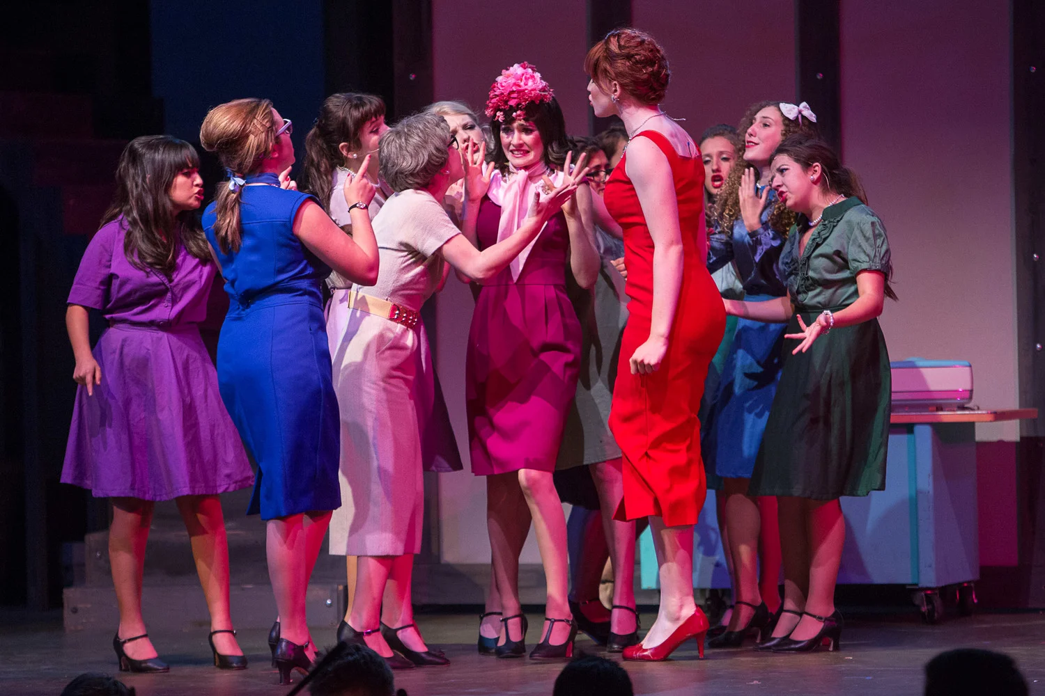 How to Succeed in Business Without Really Trying at Santa Barbara High School Theatre, Spring 2014. Photo by Isaac Hernandez. 