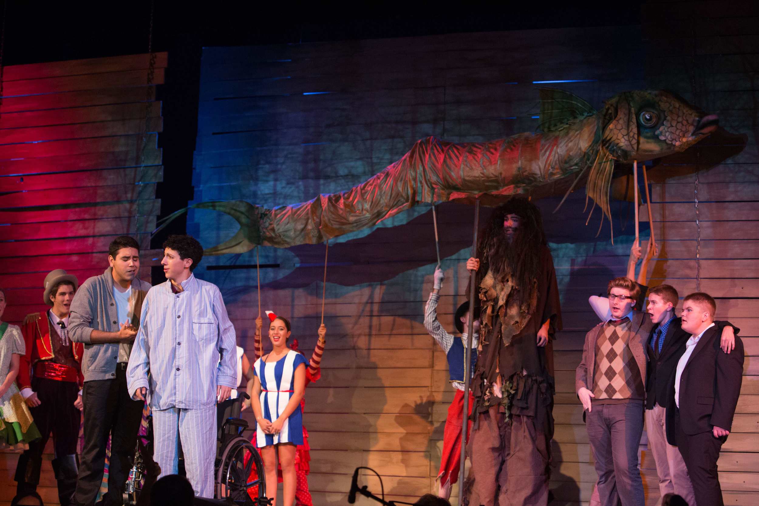  Big Fish: The Musical&nbsp;at&nbsp;Santa Barbara High School Theatre, Fall 2014. Photo: © Isaac Hernandez/PhotographybyIsaac.com 