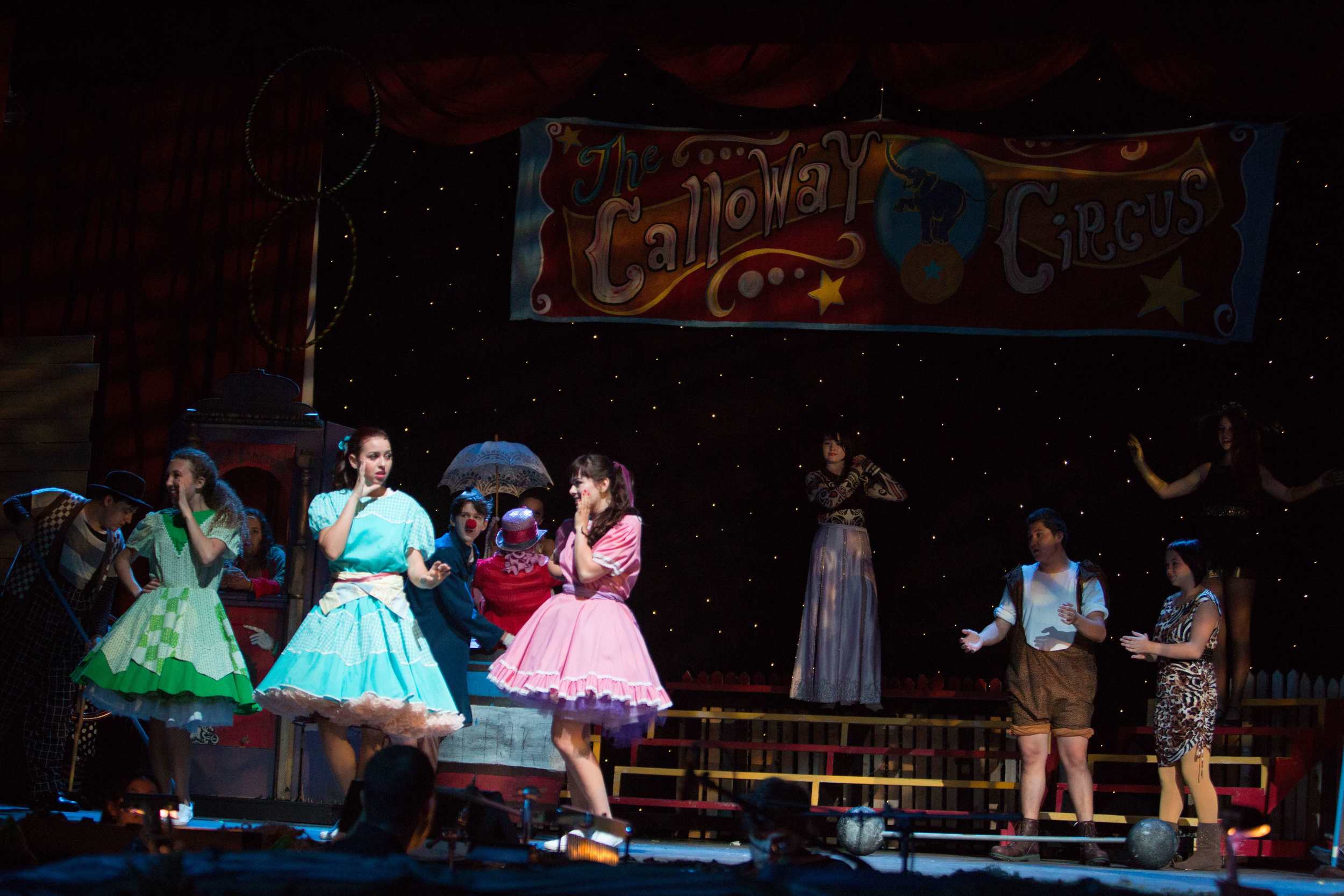 Big Fish: The Musical at Santa Barbara High School Theatre, Fall 2014. Photo: © Isaac Hernandez/PhotographybyIsaac.com
