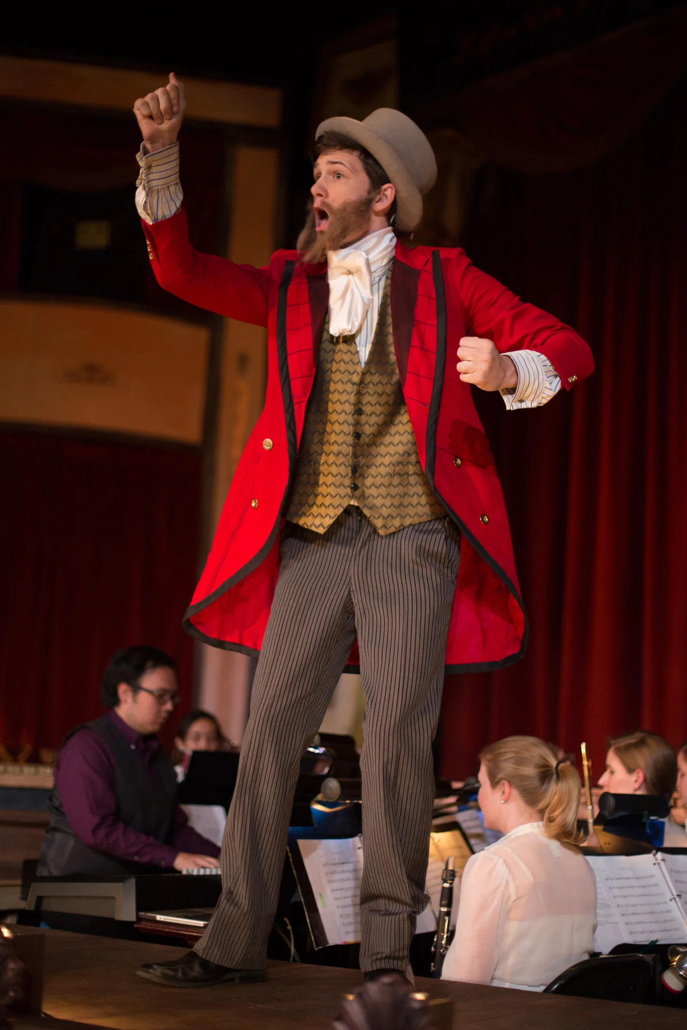 The Mystery of Edwin Drood. The Solve-It-Yourself Musical. Directed by Otto Layman. Santa Barbara High School Theatre. April 24, 2015. Photo: © Isaac Hernández/IsaacHernandez.com