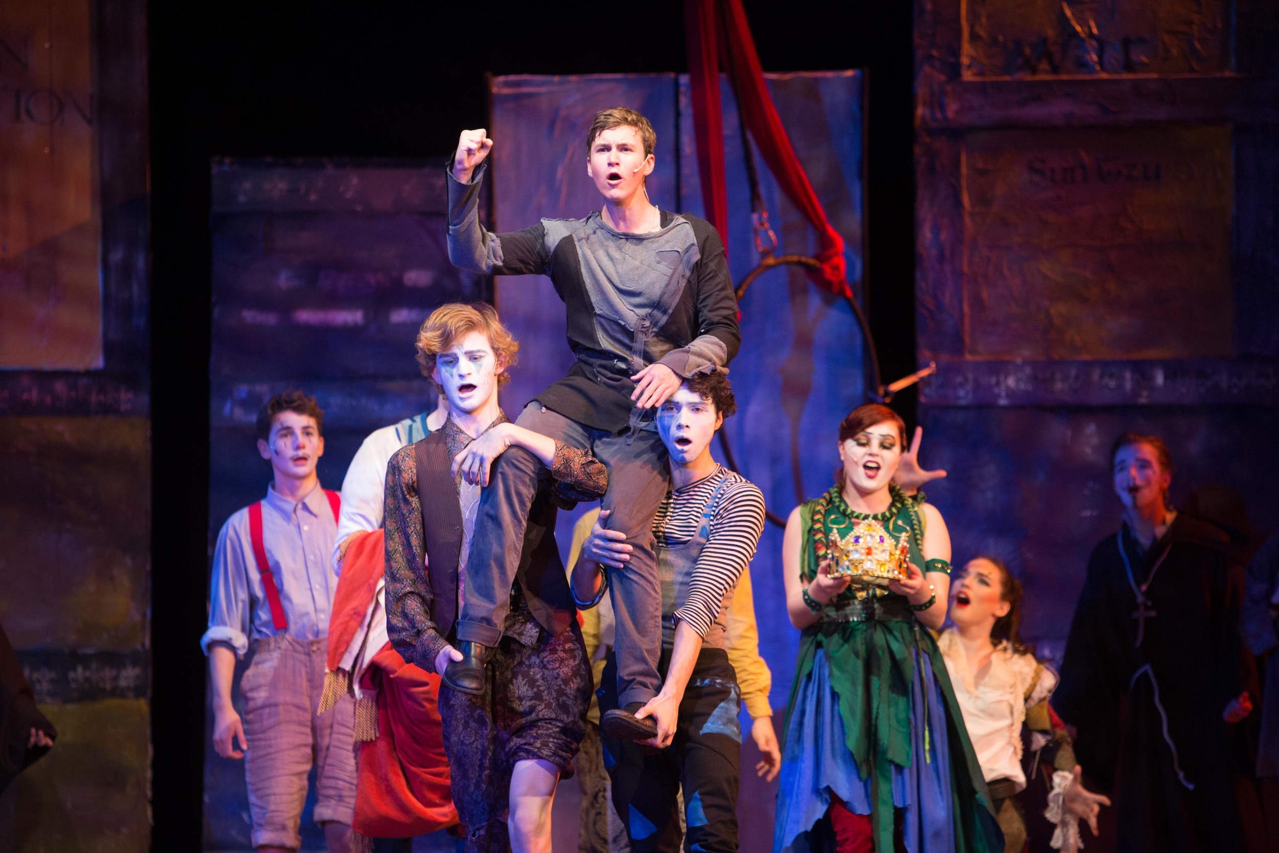  Pippin at Santa Barbara High School Theatre, Fall 2015. 