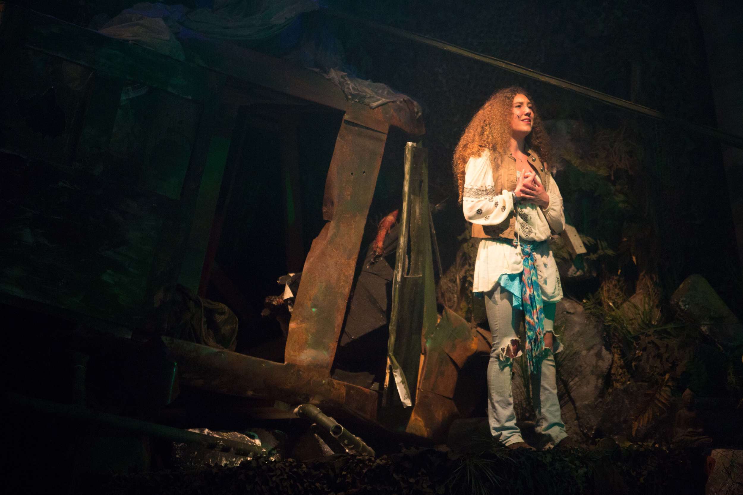 Hair the musical at Santa Barbara High School Theatre. Dircted by Otto Layman, Chrorgaphy by Jenna Tico, Musical Direction by Jon Nathan, Vocal Direction by Sio Tepper, Costume Design by Bonnie Thor, Light Design by Mike Madden, Set Design by Otto