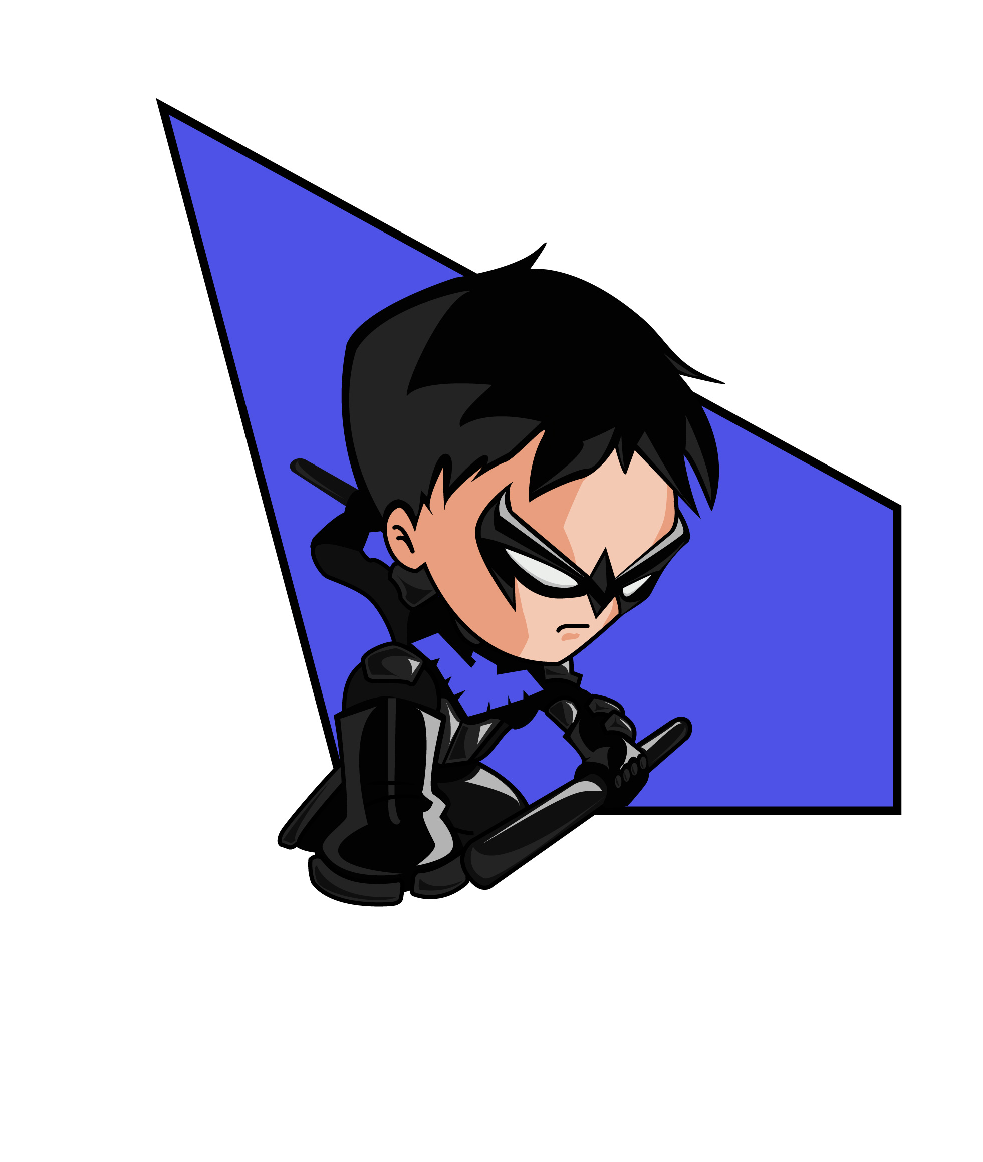 Nightwing Vector Mini Design