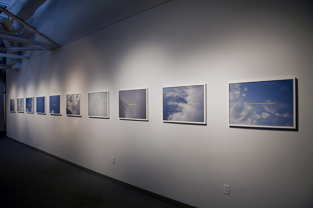 In the Clouds - installation view