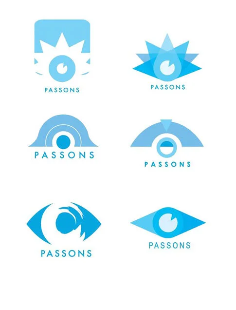 PASSONS EYE CLINIC LOGO CONCEPTS