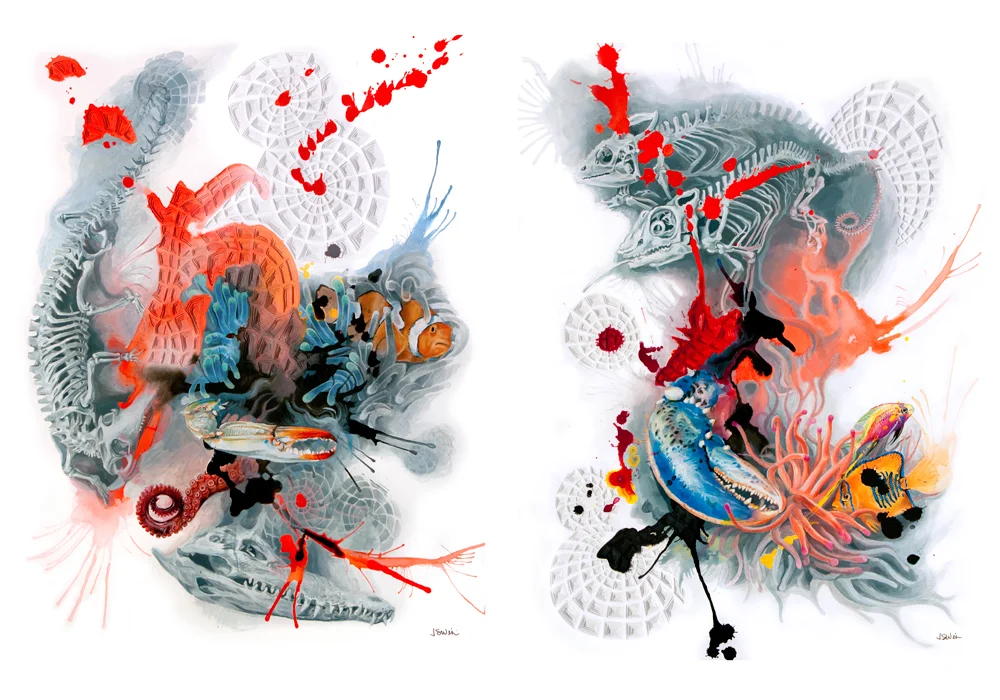Pinch of Bone (Coiled Tentacle & Rocket Fish)