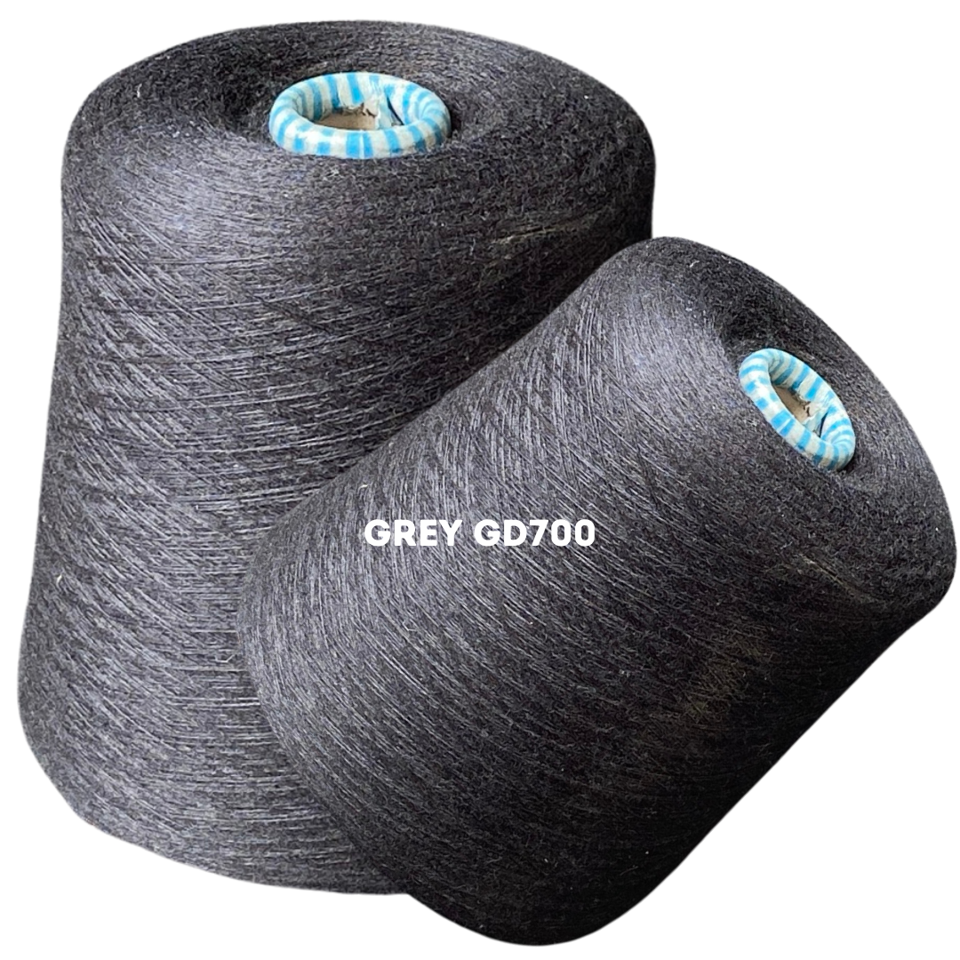 machine knitting yarn on a cone — Geelong Dyeing