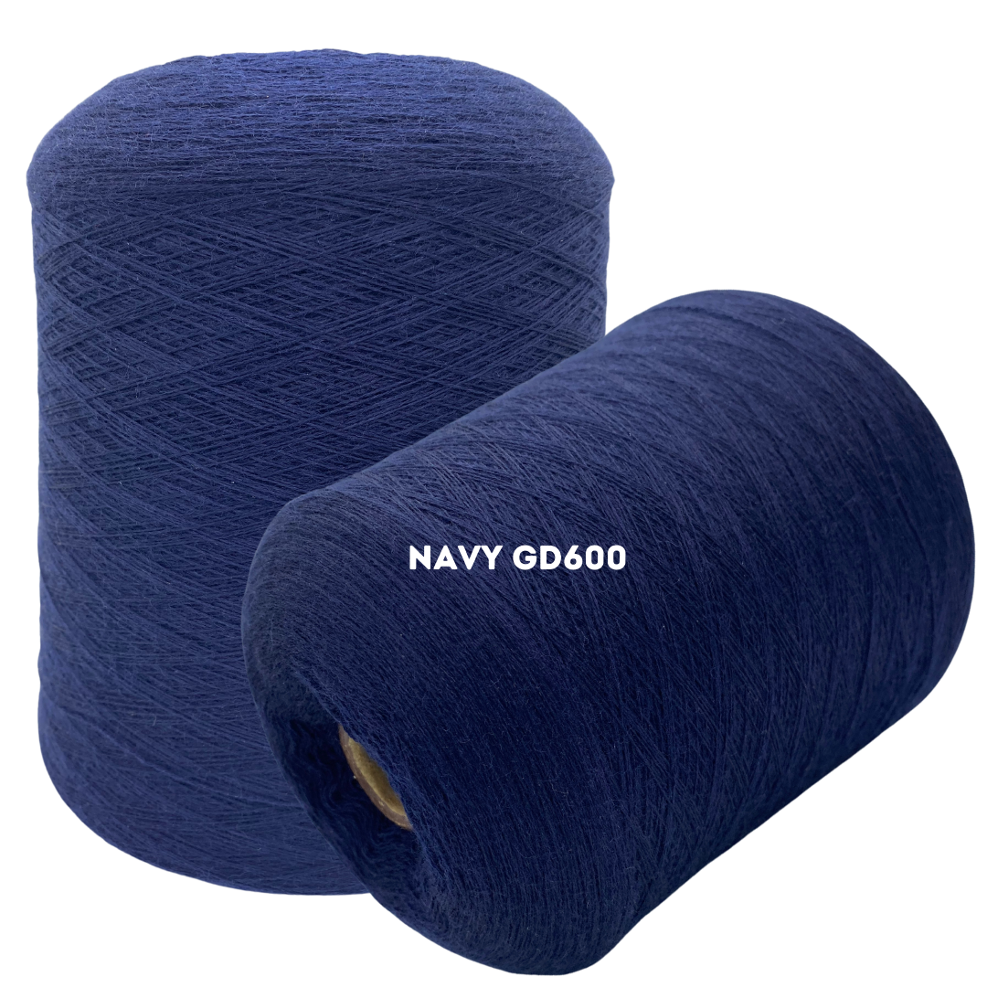 machine knitting yarn on a cone — Geelong Dyeing