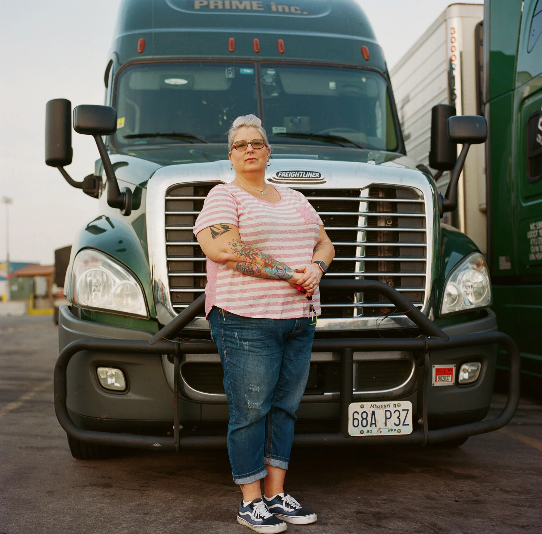 Jennifer Booth, driving for 8 years. Wanted to be a jockey. you cant be afraid, you have to hold your ground. we like to take extravagant vacations.