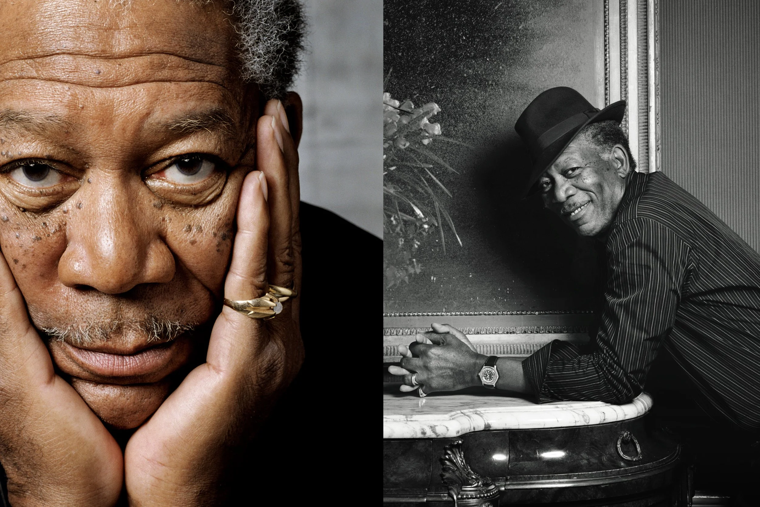 Morgan Freeman for Cigar Aficionado