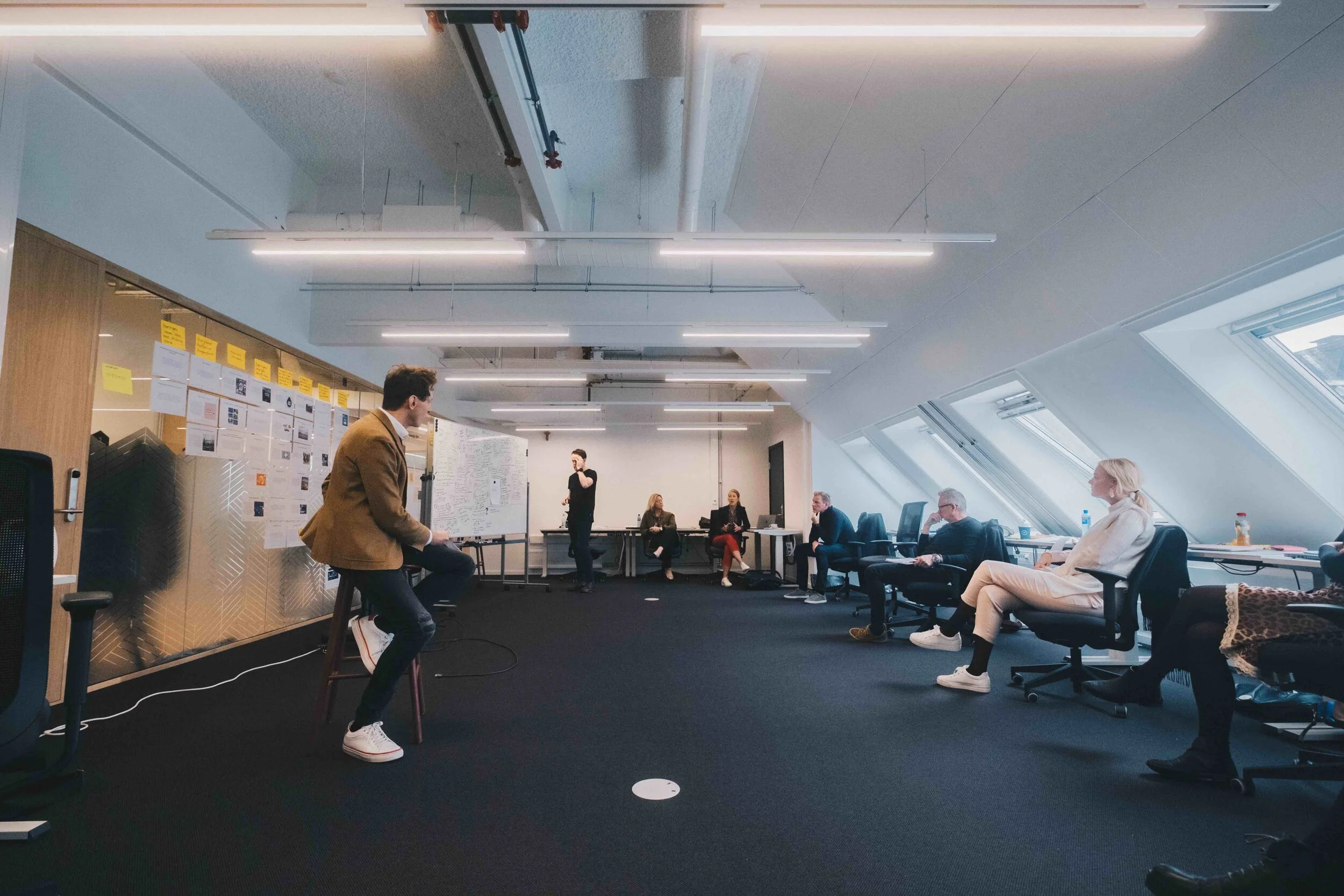 Andy Scisco leading a co-creation session in Bergen