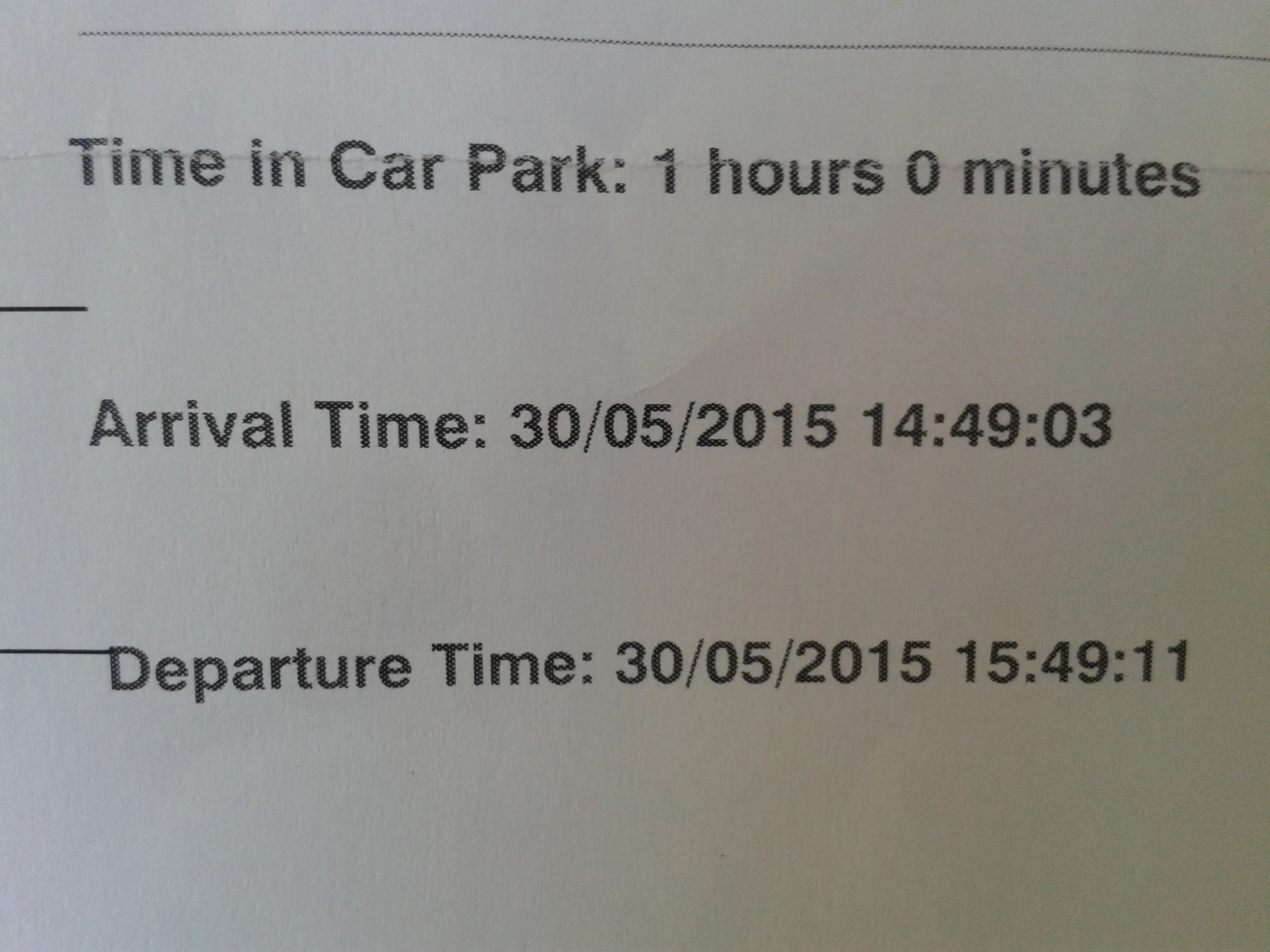 Do the math, guys -- I was 8 seconds over.