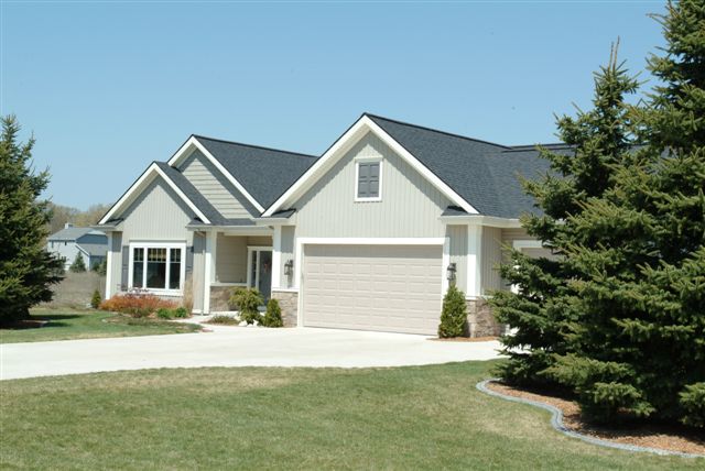 New home construction exterior in Holland, MI