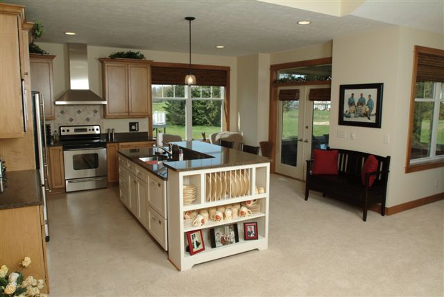 Newly constructed kitchen