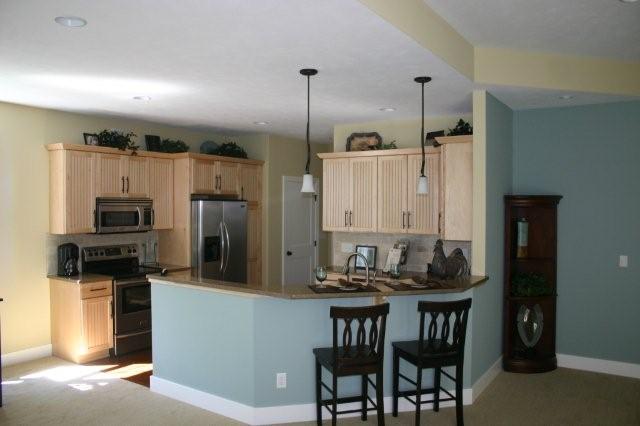 Remodeled kitchen area